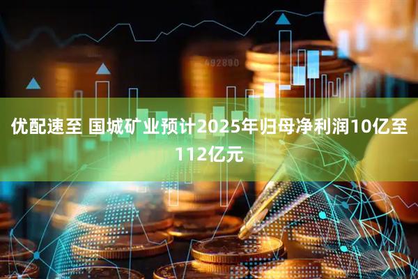 优配速至 国城矿业预计2025年归母净利润10亿至112亿元