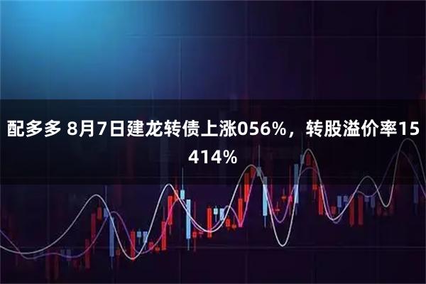 配多多 8月7日建龙转债上涨056%，转股溢价率15414%